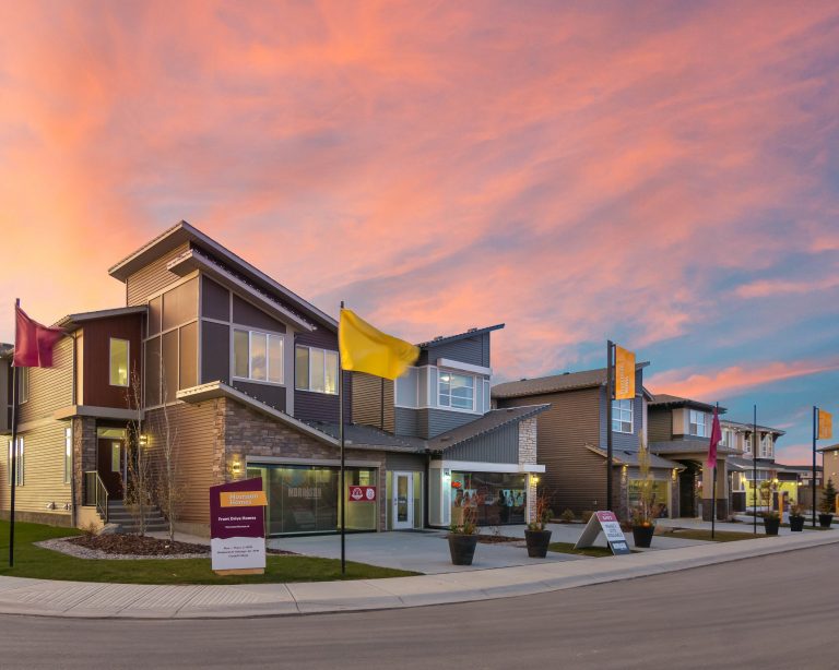 Homes in northeast calgary community of cornerstone that demonstrate architectural guidelines