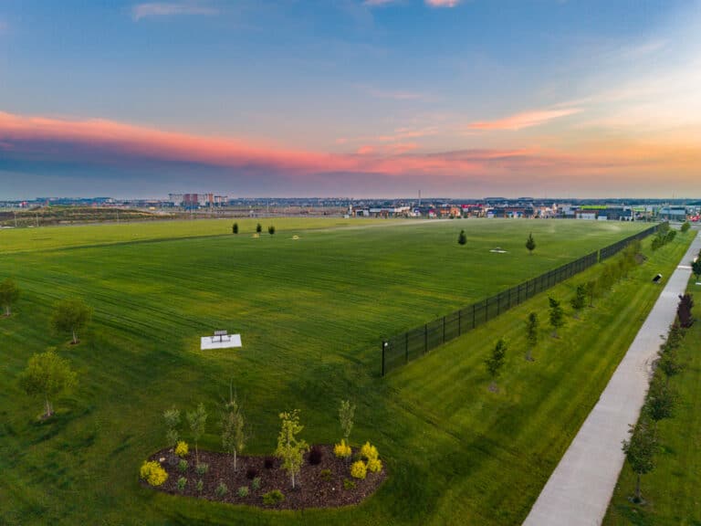 Future high school site/field in Cornerstone